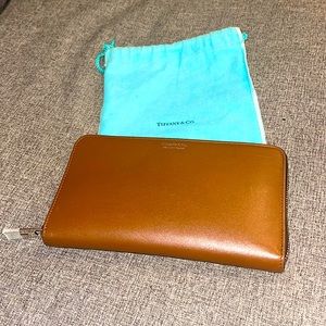 Tiffany & Co, leather extra large wallet